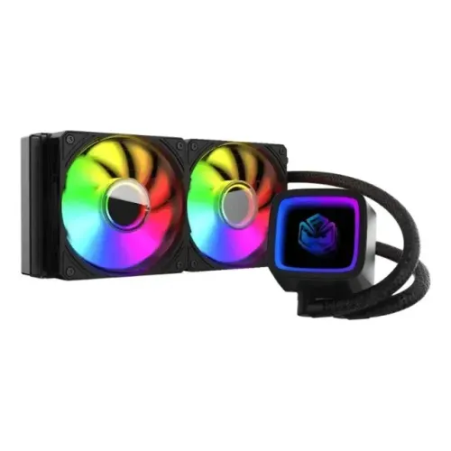 Water Cooler Pcyes Tundra Black Vulcan Argb 240mm - Wctbv240 -Instalamos - Loja Coimbra 