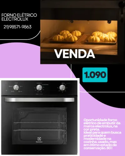Forno elétrico Electrolux 