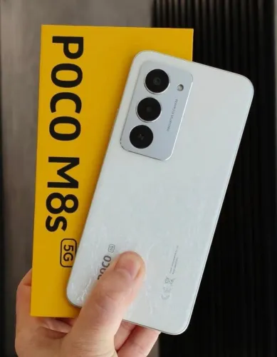 Xiaomi POCO M8S 256GB 8GB RAM Branco -- Lançamento 2026 - Lacrado GLOBAL 