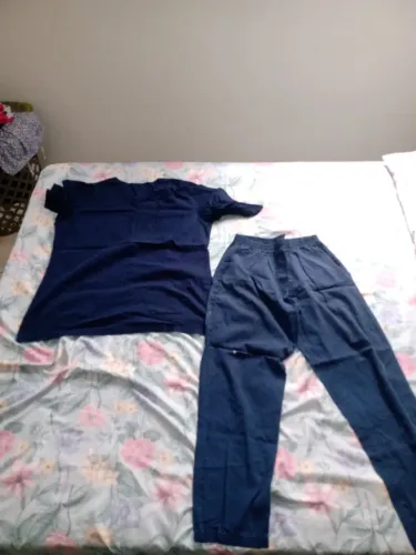 Scrub azul marinho