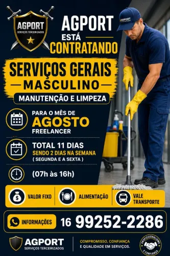 FREELANCER SERVIÇOS GERAIS