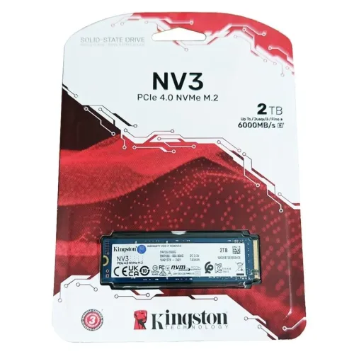 SSD M.2 KINGSTON NV3 2 TB NVMe PCIe 4.0 6.000 / 5.000 MB/s