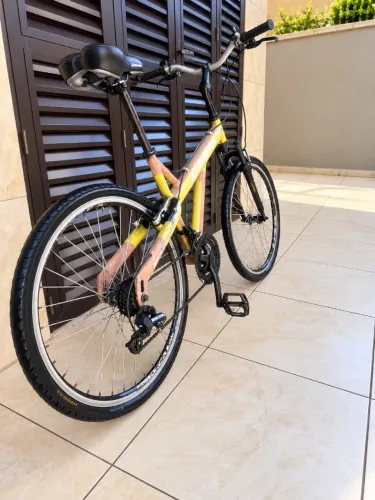 Bike Aro 26 T type Caloi Aluminium Com Diversas Modificações