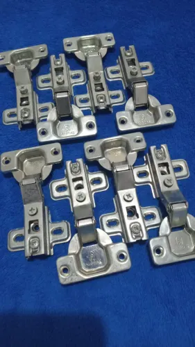 Dobradiças usadas Albras - Lote fechado com 8 dobradiças (acompanha parafusos)