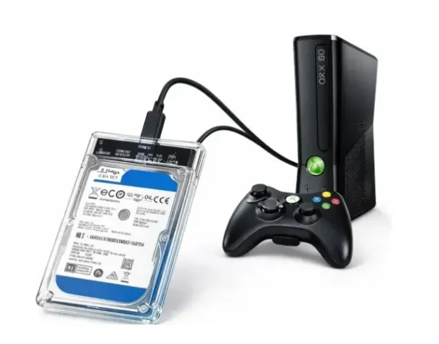 Case Hd Externo Usb 3.0 Transparente Para Hd/ssd Sata 2,5 Pholex Gaveta Adaptador Portátil