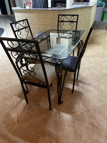 Jogo de Sala de Estar e Jantar Completo 
