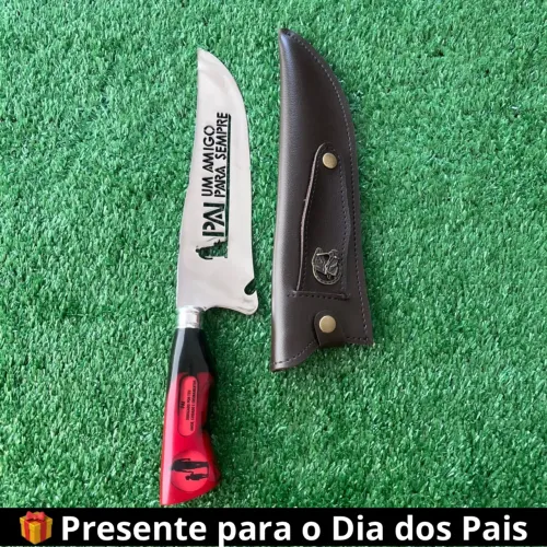 Presente para Pai Churrasqueiro - Faca Personalizada 10"