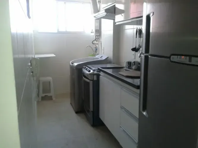 Apartamento 2 Quartos Mobiliado com Varanda  Condomínio Minha Praia