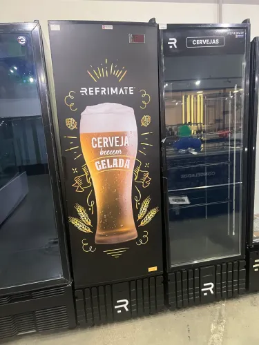 Cervejeira 570L porta sólida REFRIMATE - nova - pronta entrega