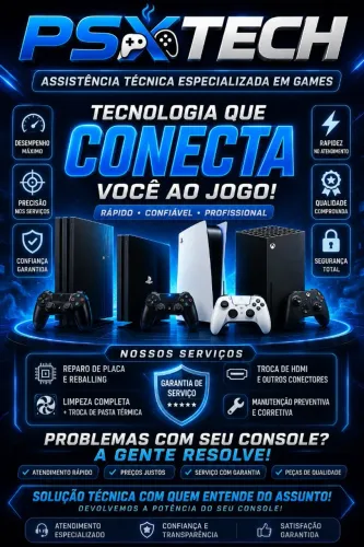 ASSISTÊNCIA TÉCNICA ESPECIALIZADA EM GAMES 