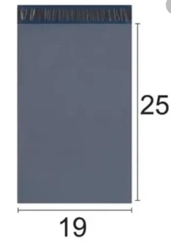 Envelope de Segurança Kit 15 unidades Cinza Para Correios com Aba Adesiva tamanho 15 x 25