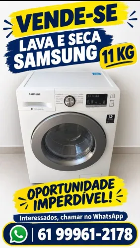 VENDE-SE LAVA E SECA SAMSUNG 11 KG SEMI NOVA 