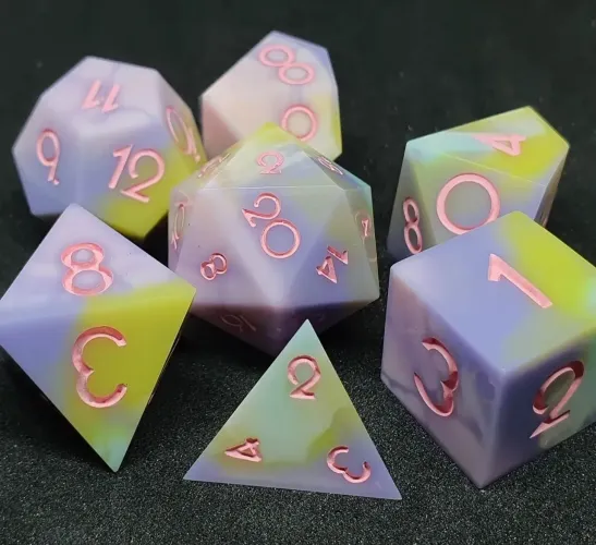 Kit de dados de RPG - Candy