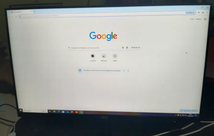 Monitor AOC 24 polegadas 75 hz. Não faço trocas.
