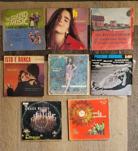 Discos De Vinil LPs Antigos - Trilhas De Novelas Anos 80, Orquestras E MPB De Baile