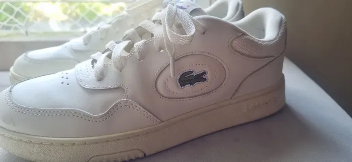 Tenis Lacoste Lineset Off White/Branco N ° 38 Original