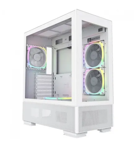 Gabinete Gamer Montech Sky Two , White, 5 Fans, SEMI NOVO