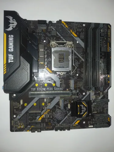 Placa Mãe Tuf BM360-Plus Gaming + Processador I3 9? + Coller pro processador