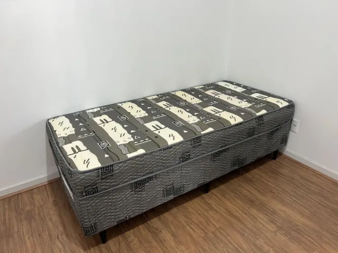 cama de solteiro box conjugada Ortobom