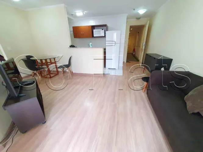 Apartamento com serviços na Vila Olímpia, prox. ao Shopping Vila Olímpia disponível para l