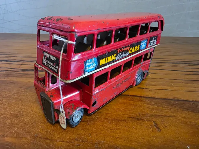 Miniatura Ônibus Inglês - Tri Ang Minic Toys - England