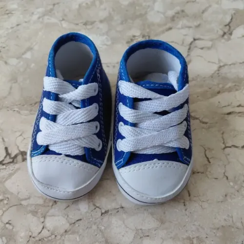 Tênis Infantil Azul Escuro para Bebê - Pouco Usado