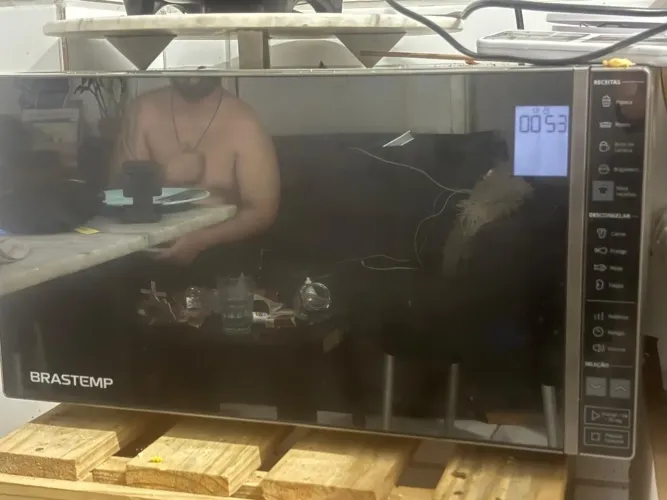 Microondas espelhado novinho