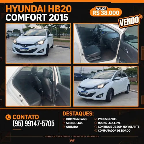 Hyundai HB20 Comf./c.plus/c.style 1.0 Flex 12V 2015