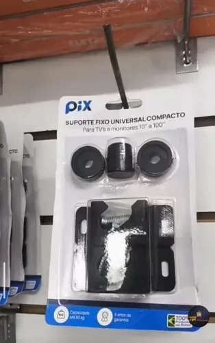 Instalação* + Suporte de Tv fixo até 100 polegadas