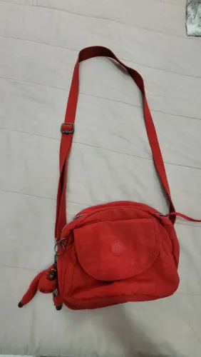 Bolsa kipling vermelha