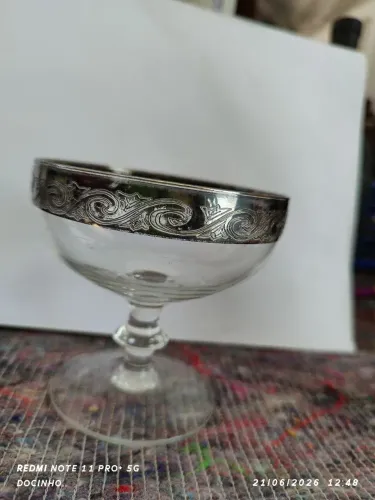 Cálice dos anos 50 cristal legitimo