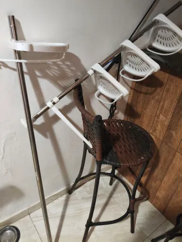 Rack de chuveiro de canto
