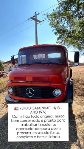 VENDO CAMINHÃO 11/13 - 1976