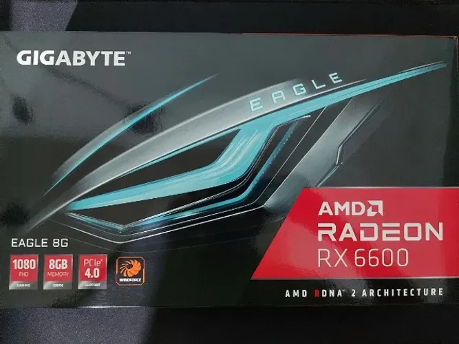 Placa de vídeo AMD RX 6600 EAGLE Gigabyte