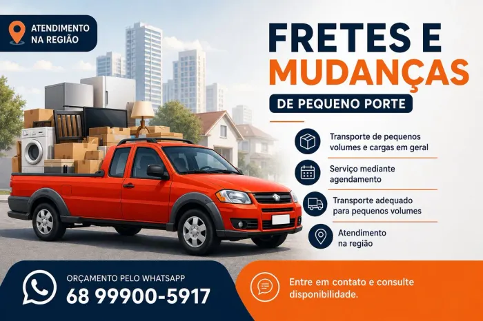 Fretes e pequenas mudanças 