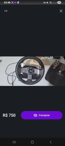 Volante Logitech G27 Force Feedback com pedais
