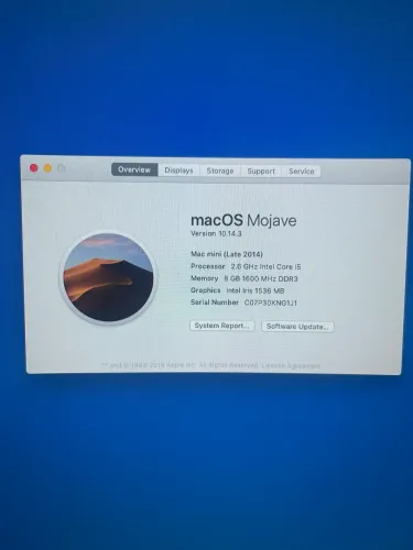 Mac Mini i5 8gb Ram Late 2014