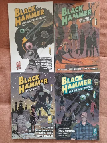 Black Hammer completo vol 1 ao 4