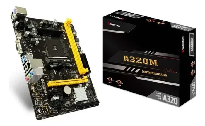Placa Mãe Biostar A320mh Ddr4 Socket Am4 Chipset A320
