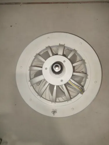 Ventilador de teto redondo com lâmpada de led l