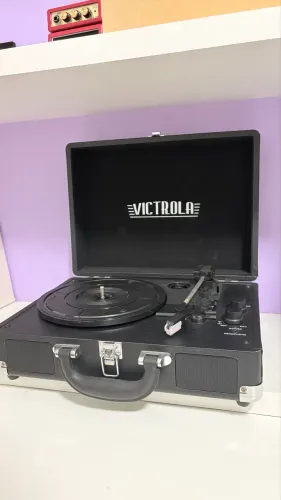 Vitrola Bluetooth - Preta
