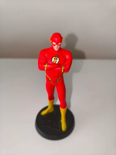 Miniatura Flash Eaglemoss DC #05 Metal + Caixa + Fascículo