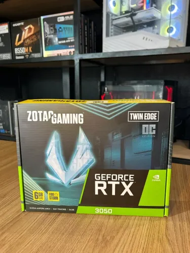 (LOJA FÍSICA) Placa De Video RTX3050 6gb Gddr6 96bits Zotac