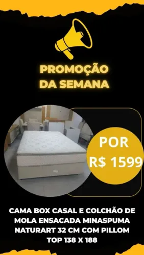 Cama casal naturart novas