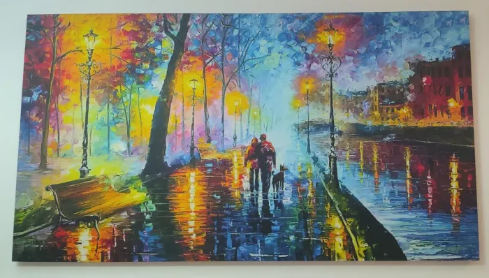 Quadro decorativo Canvas Passeio Casal Paris