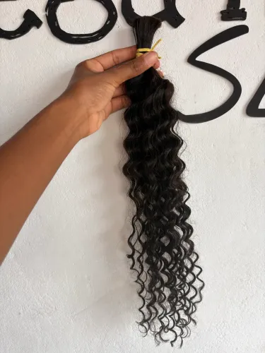 Cabelo cacheado humano indiano