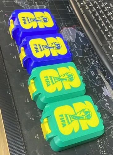 Porta Figurinhas / Caixa Organizadora Copa do Mundo
