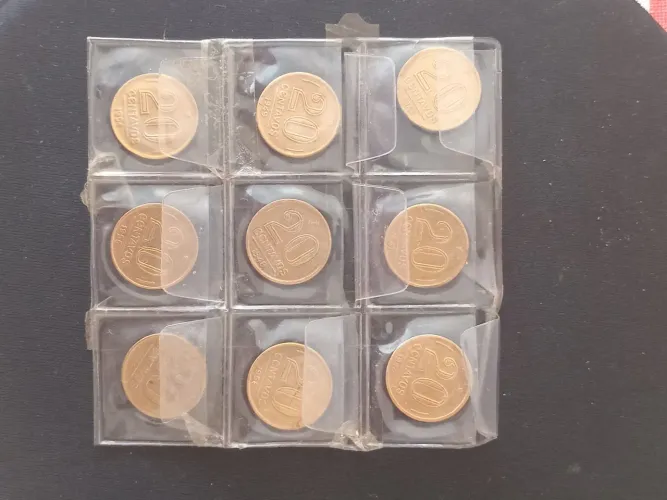 Coleção moedas anos 40/50