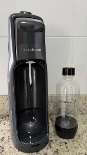 Máquina para Gaseificar Água Sodastream Cinza