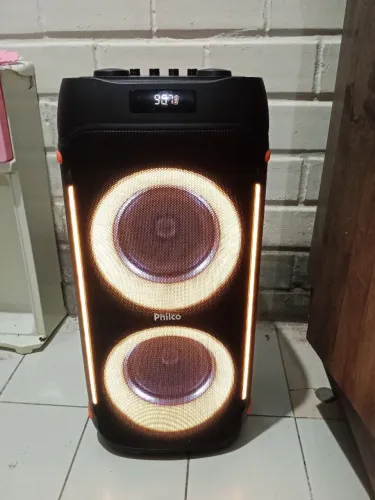Vendo caixa de som e com kareoque